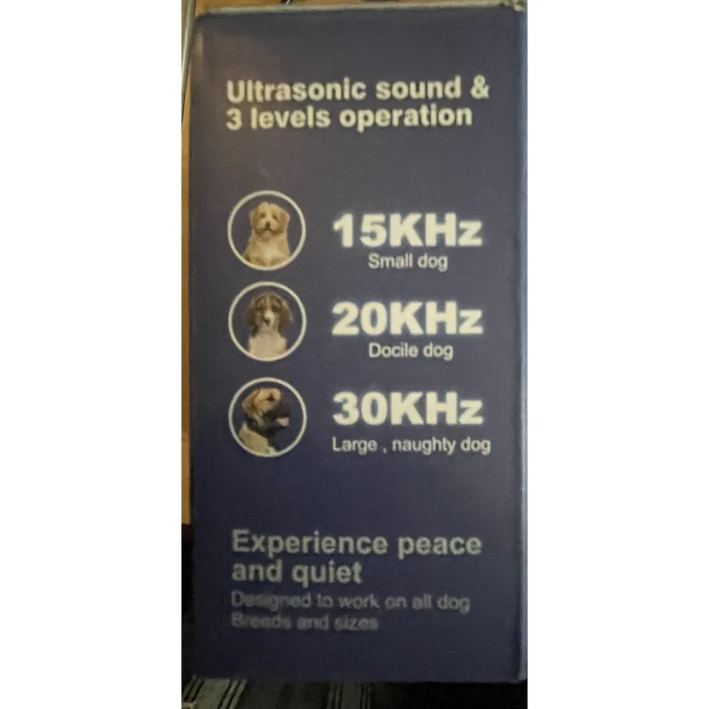 Ditimici Anti Barking Device 4 Ultrasonic Transmitters Black Model X1
